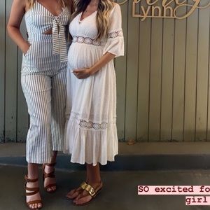 Fashion Nova Striped Jumpsuit